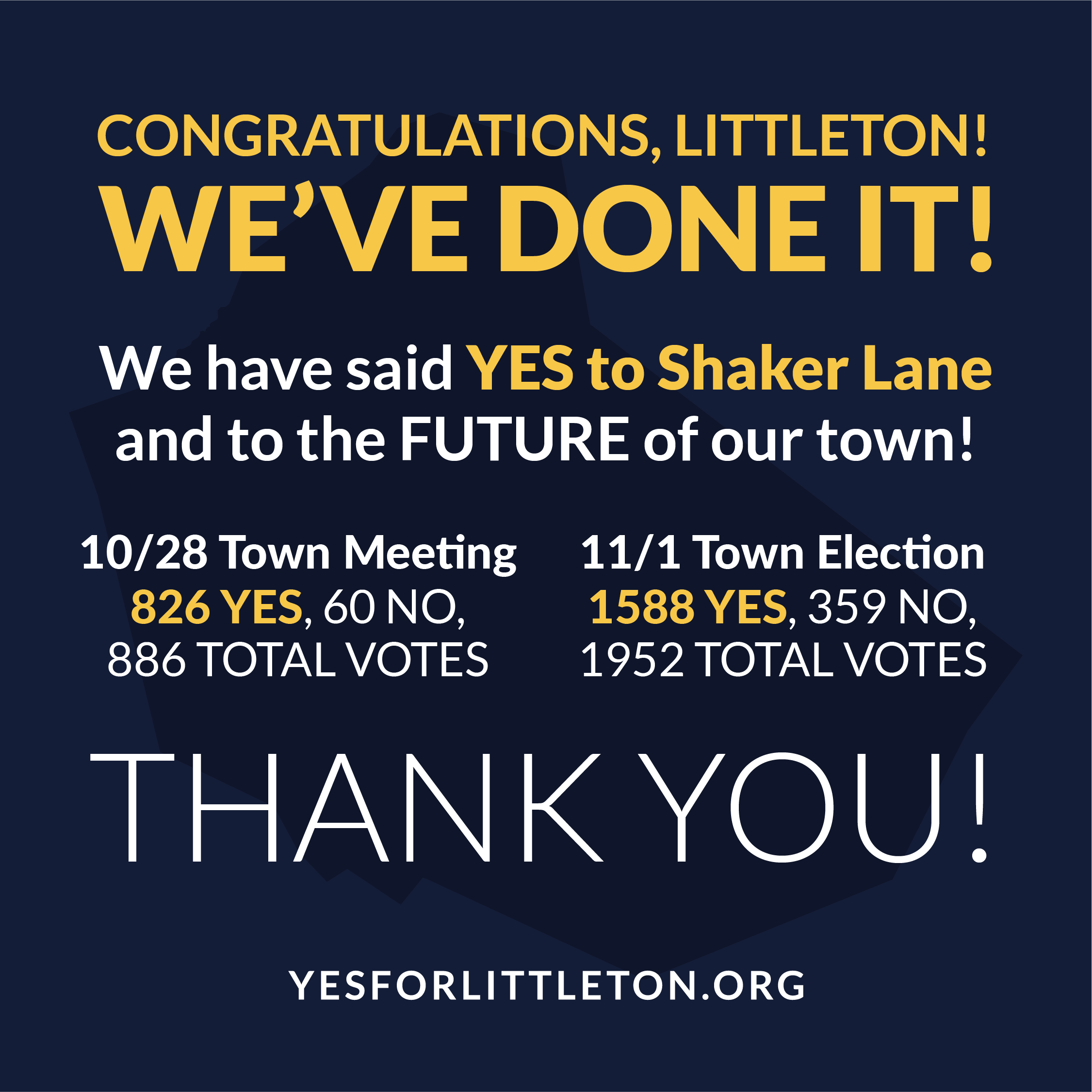 YES for Littleton vote results